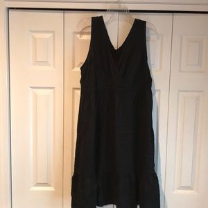 Perfect black linen dress